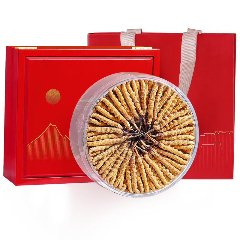 藏汐堂冬蟲(chóng)夏草 高海拔新干蟲(chóng)草禮盒裝干貨冬蟲(chóng)草頭期 4根/g 10克【日常滋補(bǔ)】