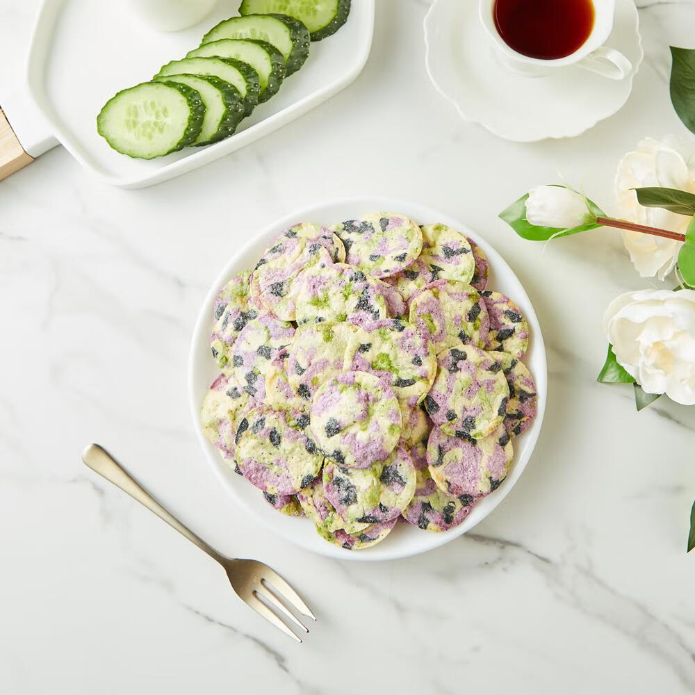 盒马MAX 十蔬米饼清新黄瓜味 480g