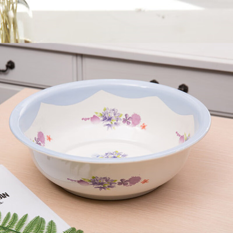 PJ加厚2036cm搪瓷盆搪瓷碗洗脸盆和面盆洗菜盆婴儿宝宝洗衣盆 吉盆厚 36cm1个