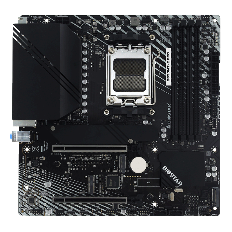 映泰(BIOSTAR) B850MT-E PRO电脑主板WiFi6E支持AMD CPU7500F/9800X3D/9600X(AMD B850/socket AM5)