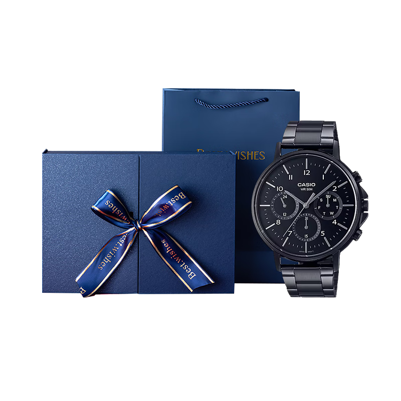 ����ŷ��CASIO���ֱ��������ʿ ��������ִ�ʱ�з�ˮ���Ա���ʿ��� ���������� MTP-E321B-1AVDF��п� 429Ԫ