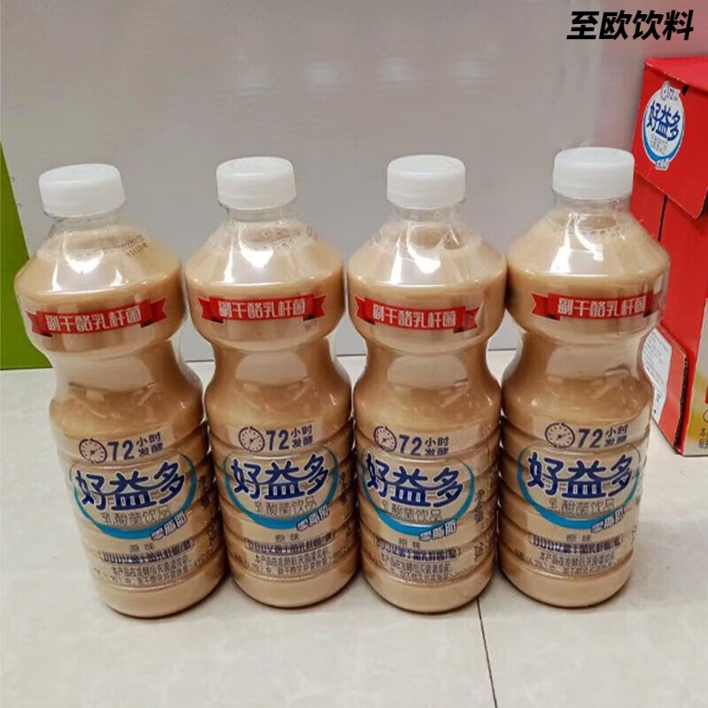 好益多1.25l大瓶乳酸菌牛奶饮品0脂肪家庭装发酵型含乳饮料 好益多1