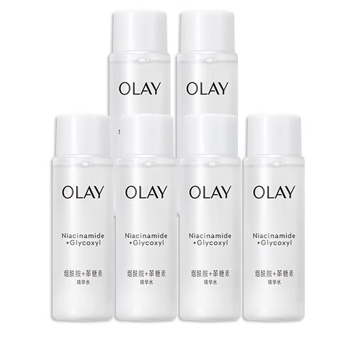 玉兰油(OLAY)小白瓶超抗美白水抗糖减黄保湿爽肤水感透白精华柔肤水女友礼物 【共300ml】美白水6瓶