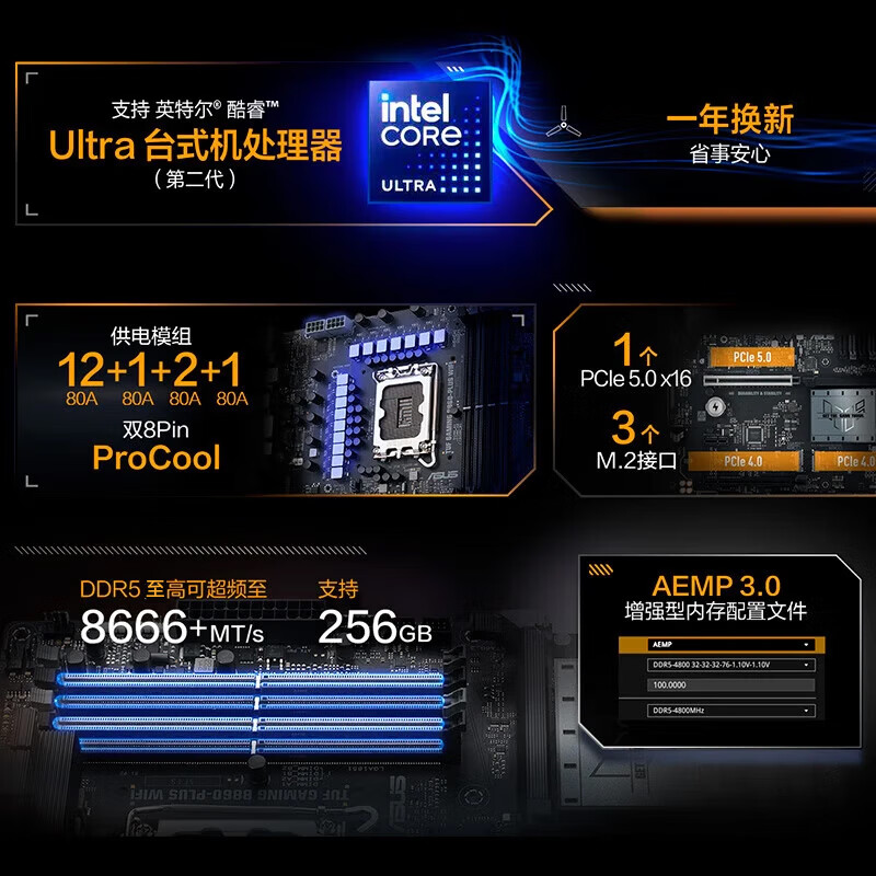 华硕 TUF GAMING B860-PLUS WIFI 图 4