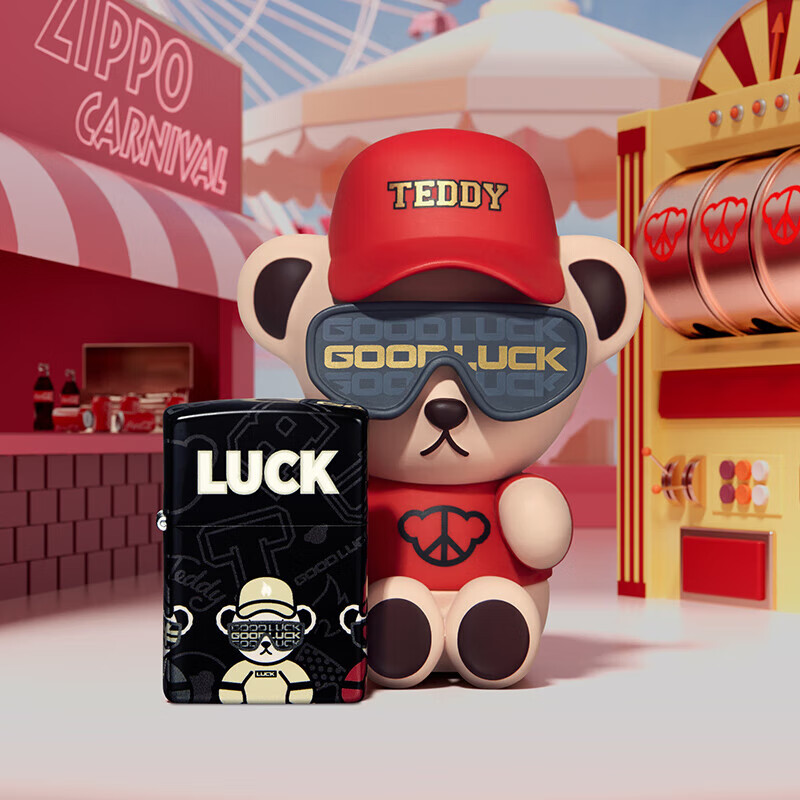 ZIPPO打火机之宝防风煤油 Teddybear联名-转运 爱情礼盒礼物 单机礼盒