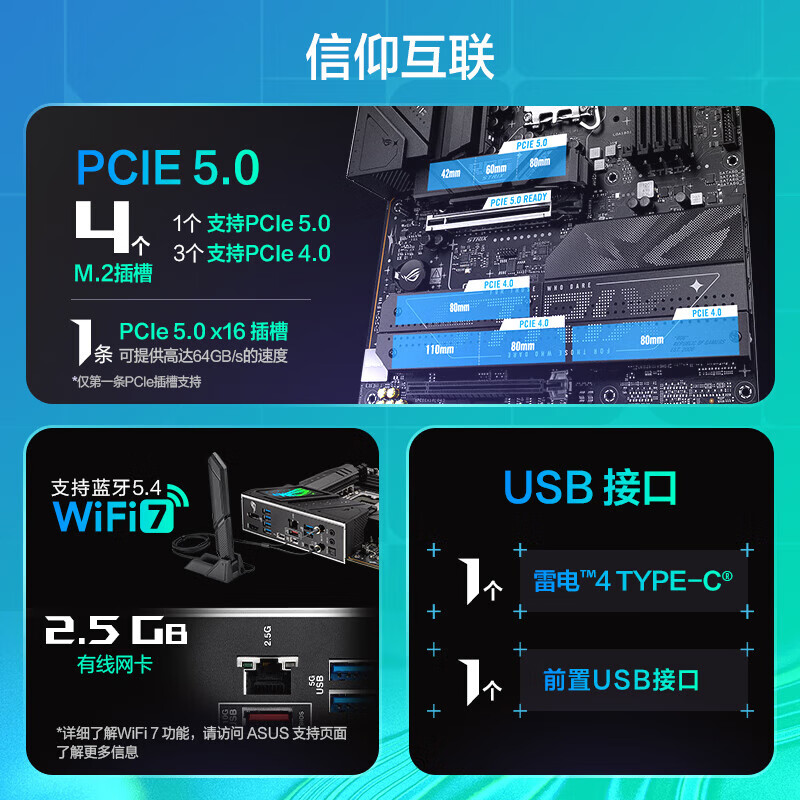 华硕 ROGSTRIX B860-F GAMING WIFI玩家国度电竞 图 6