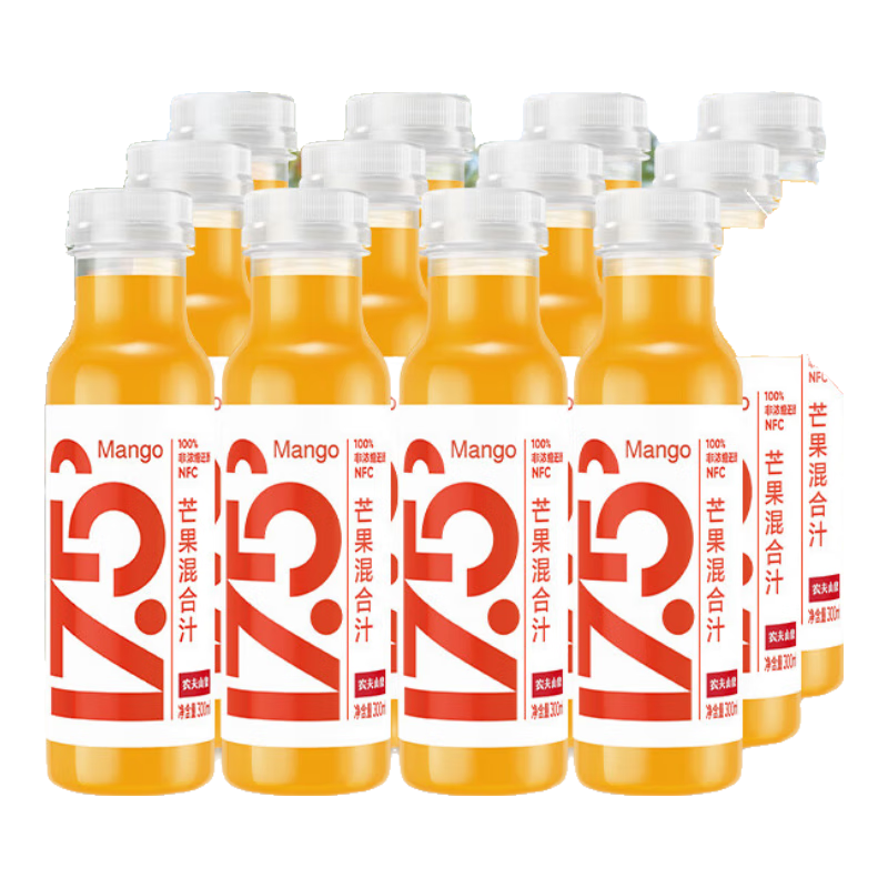 ũ��ɽȪ 17.5�� NFC��֭���� â�����֭ 300ml*12ƿ ����� 69.9Ԫ/12ƿ