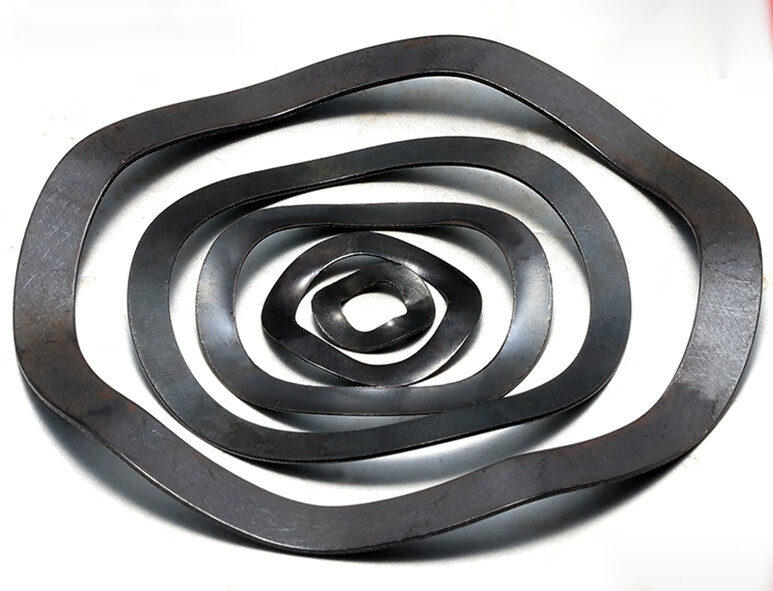 邦必达65锰波形弹簧垫圈波纹垫片轴承三波峰弹性垫圈波浪垫片304
