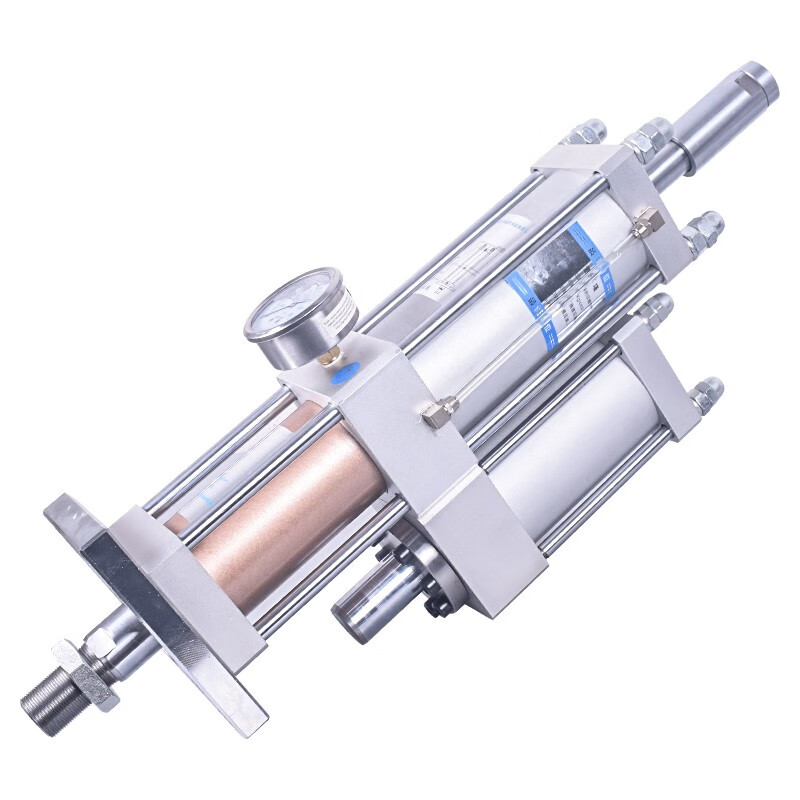 捷力氣液增壓缸MPT63/1T/3T/5T/10T/15T/20T氣動(dòng)壓力氣壓增壓缸 63X100-10L-3T-50A行程可調(diào)