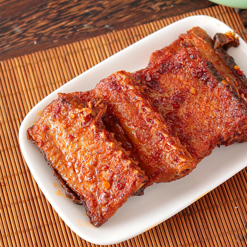 风鲜仓大霸王香辣草鱼排120g爆辣抖音同款鱼排鱼块儿湖南特产解馋小零食 香辣草鱼排120g*1袋