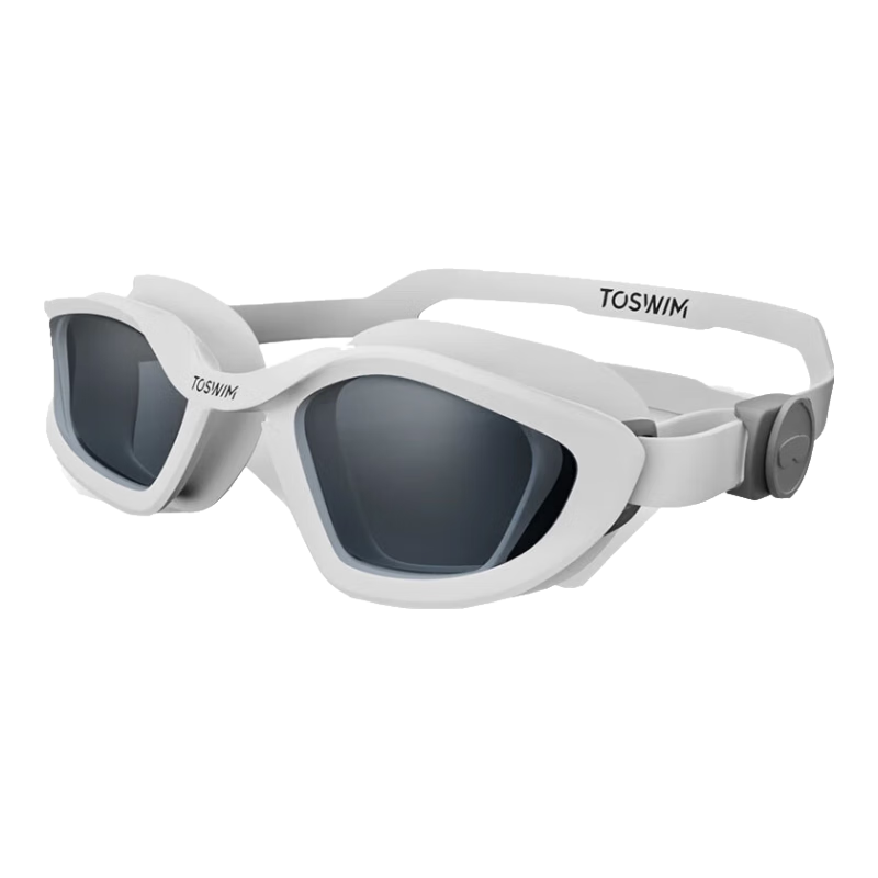 TOSWIM拓勝泳鏡高清防霧防水大框眼鏡男士女士游泳鏡專業(yè)舒適貼合高清 冬夜初雪【非鍍膜】