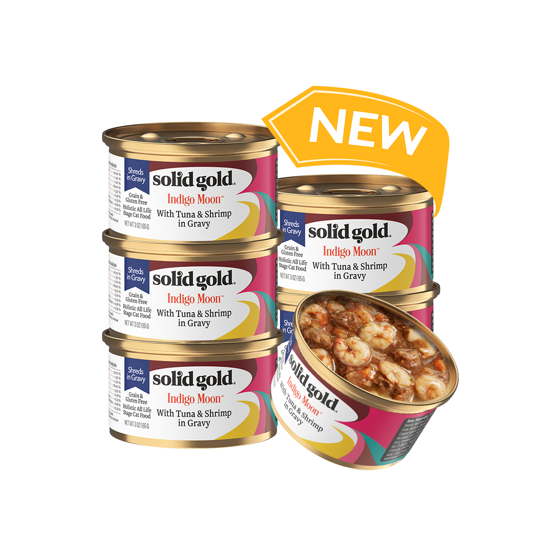 ������ SolidGold ������ʳ��è��ͷʪ����è��è Ϻ���ǹ�� ��������ë��ˮ 85g 6