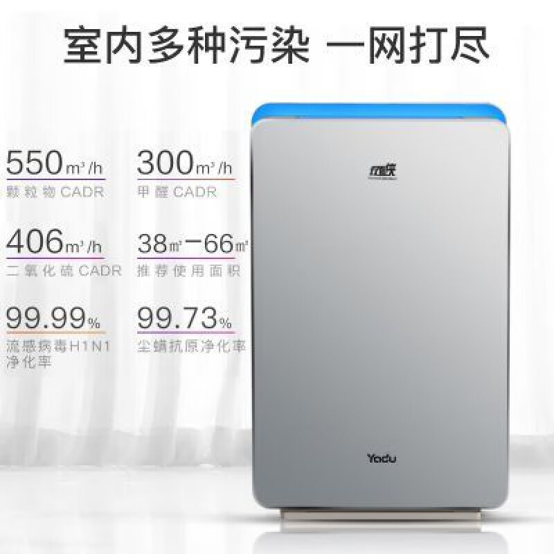 亚都【除醛净化器】亚都(YADU)家用除甲醛粉尘雾霾KJ500G-S5 [除醛净化器]亚都(YADU)家用除