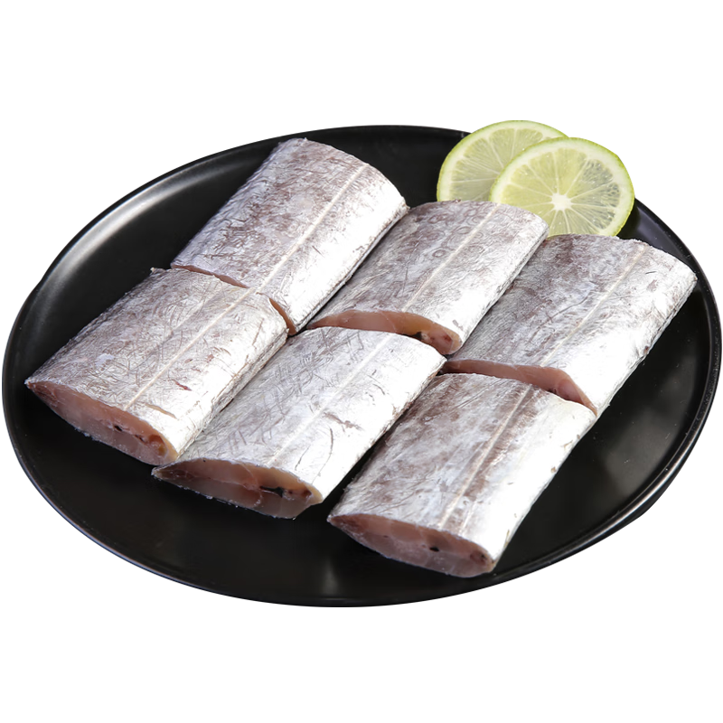 御贡鲜 带鱼段鲜活冷冻小眼油带鱼中段深海海鱼生鲜馆鱼类 带鱼中段 净重3.2斤（400g*4包）