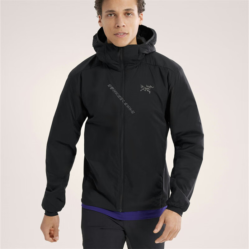 始祖鸟（ARC'TERYX）买手代购 Atom Hoody 男士25新款阿童木轻便保暖外套户外连帽棉服 Black 25款 黑色 M