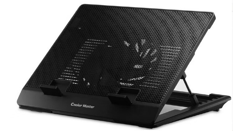 酷冷至尊（CoolerMaster）酷冷 尊睿S100 笔记本散热器垫五阶式高度风扇可移动式 黑色