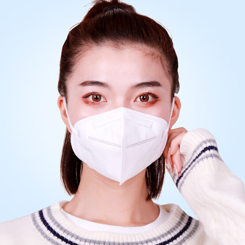 东贝医疗 n95口罩一次性独立包装成人医用防护口罩灭菌级透气防尘防病毒 挂耳式【100只】