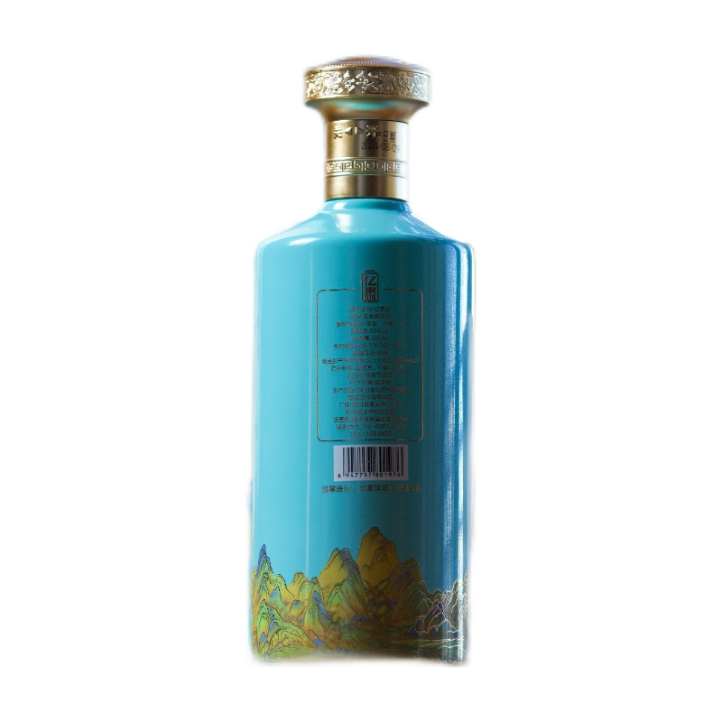 億惠53度醬香型白酒 蒂芙尼藍(lán)色 入口綿甜500ml*1瓶 禮盒裝 包郵經(jīng)典 53%vol 500mL 1盒