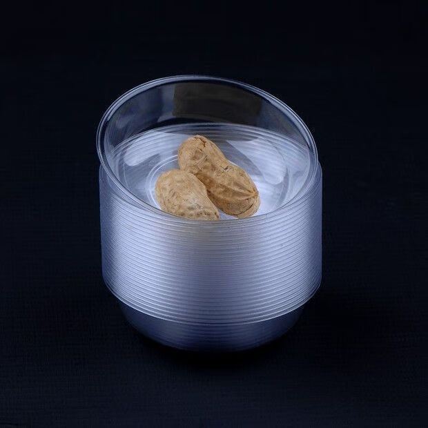 豫卫康一次性味碟蘸料碟调料碟酱料碟加厚加硬透明水晶碟小菜碟家庭火锅 味碟【口径10.2厘米】 600个