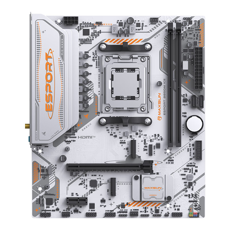 铭瑄 MS-eSport B850M WIFI ICE DDR5 图 3