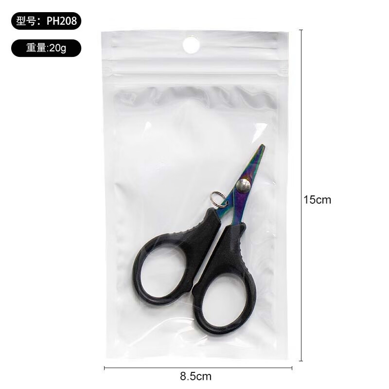 【优选直发】鱼线剪不锈钢多功能大力马pe鱼线剪路亚剪小剪刀带齿 PH208	鱼线剪刀彩钛【挂袋装】 京东折扣/优惠券