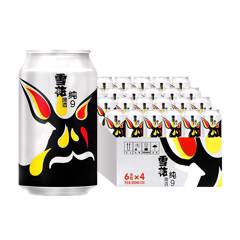 snowbeer/ѩ��ơ�� ��9��ơ ��װơ�� 330ml 24ƿ
