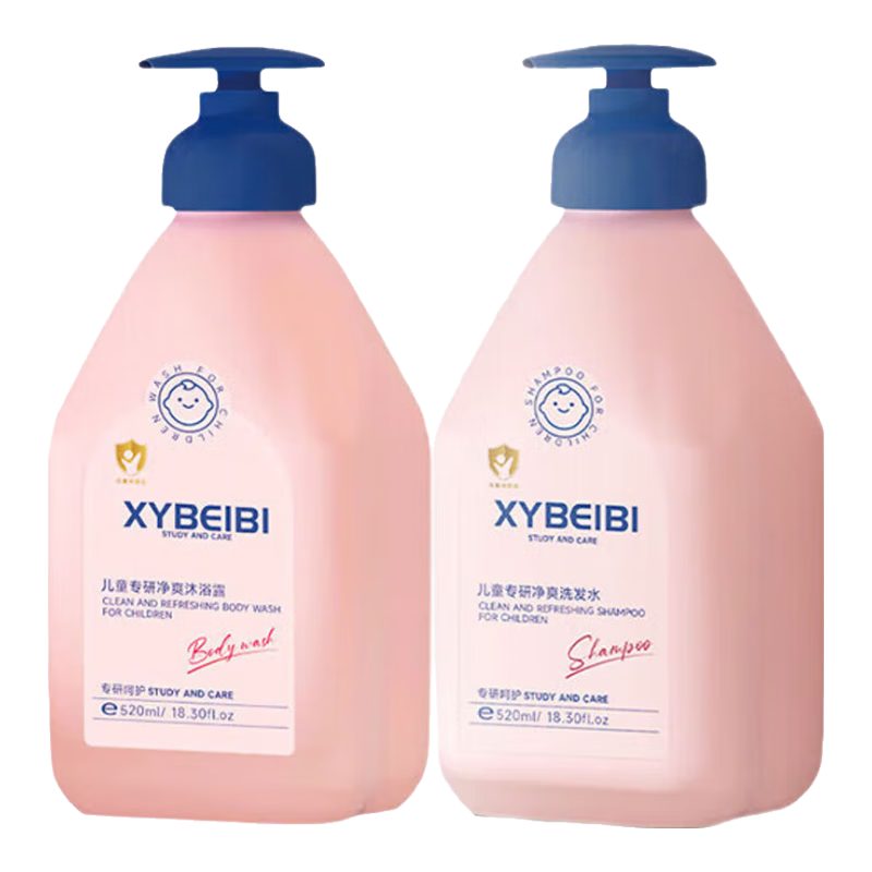 XYBEIBI ��ͯϴ��ˮ��ԡ¶��װ 3-6-12��ѧ��ר�� ����һ 1040ml 21.8Ԫ