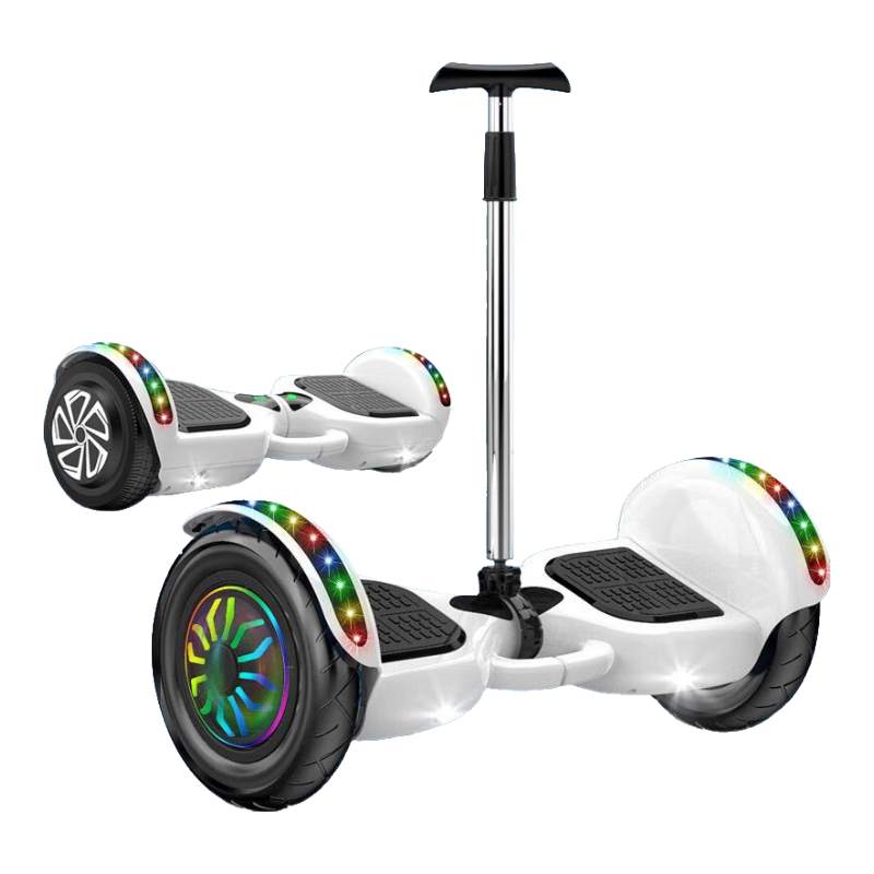 酷樂(lè )星新款智能兒童電動(dòng)平衡車(chē)3到6到15歲學(xué)生成人體感平衡扭扭車(chē) 7寸升級扶桿甄選加強版象牙白