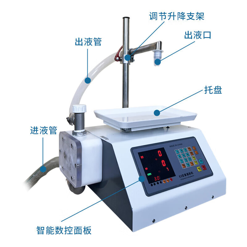 香油灌裝機芝麻醬灌裝機麻醬定量灌裝設備家用小型灌裝機 灌裝機一套