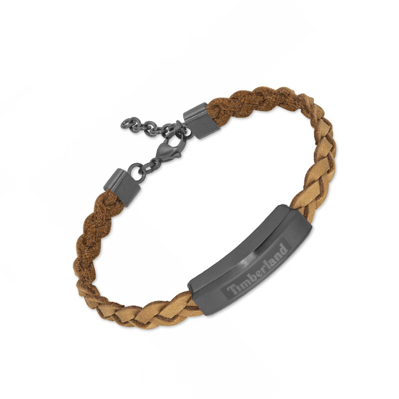 添柏岚(Timberland)男士手链手镯时尚潮流个性编织手绳首饰手环手串送男友生日礼物 TDAGB0002103