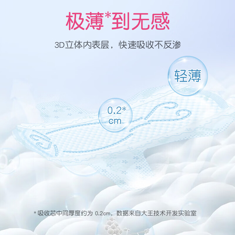 爱璐茜(elis)大王光羽日用夜用全周期套装卫生巾升级 超薄姨妈巾 【日用装】光羽*2包 250mm 24片