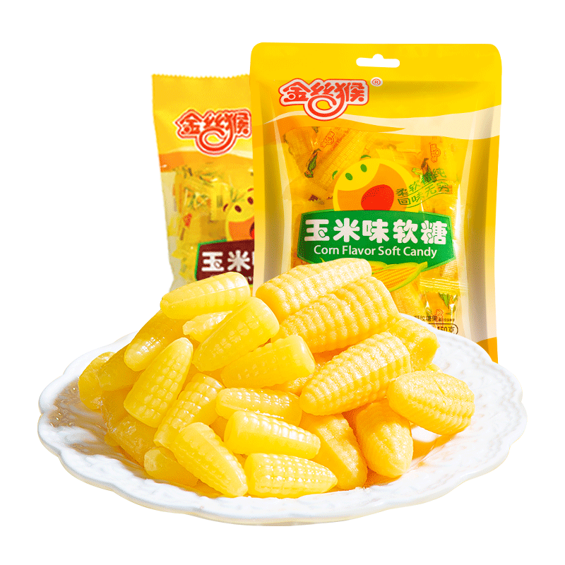 京喜app,需抢券:金丝猴 玉米糖 玉米硬糖 500g*2