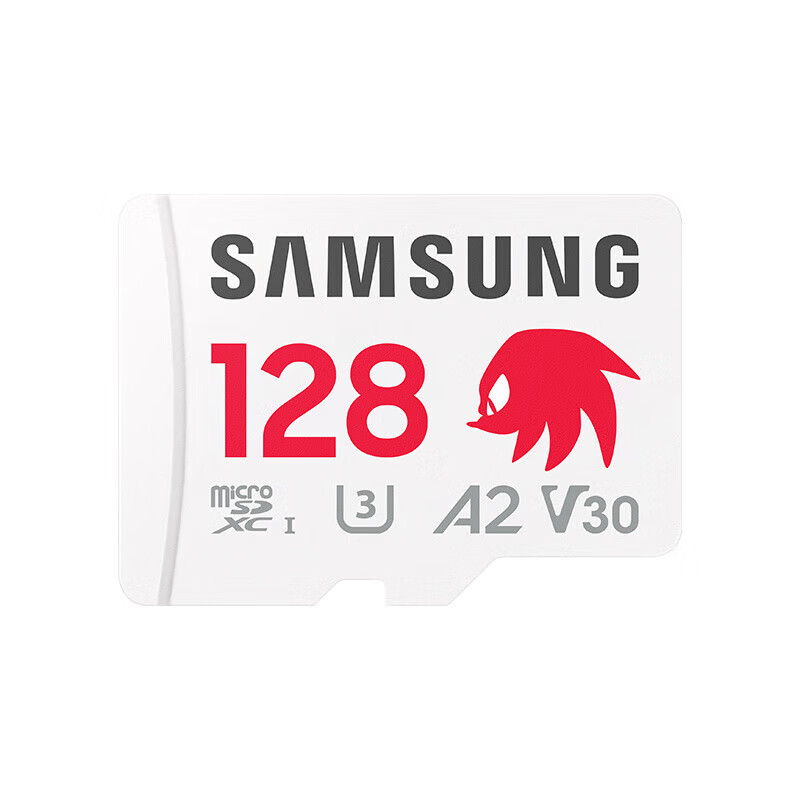 SAMSUNG高速TF卡内存卡 microSD卡 任天堂switch专用配件NS扩展卡 Lite游戏掌机主机存储卡 索尼克联名款 128G 读取180MB/s