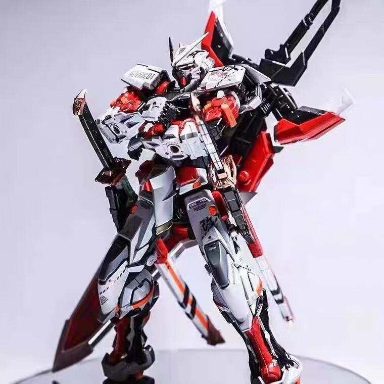 智丝高模型拼装红龙异端HG强袭自由巴巴托斯独角兽敢达机甲拼装手办 樱花自由+翅膀-送支架（爆款）