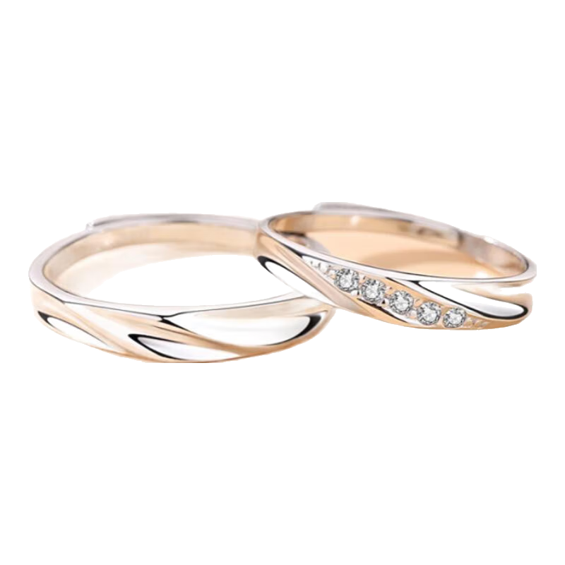 Lnieer999足銀貝殼珍珠耳釘女高級(jí)感養(yǎng)耳洞耳環(huán)精致小巧2025新款潮耳飾 999銀莫比烏斯情侶對(duì)戒+證書