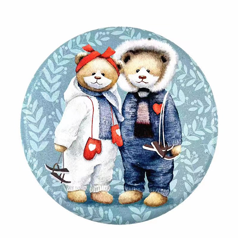 聰明小熊香港進(jìn)口曲奇禮盒 珍妮泰迪四味奶油手工曲奇餅干320g 什錦4味曲奇禮盒320g