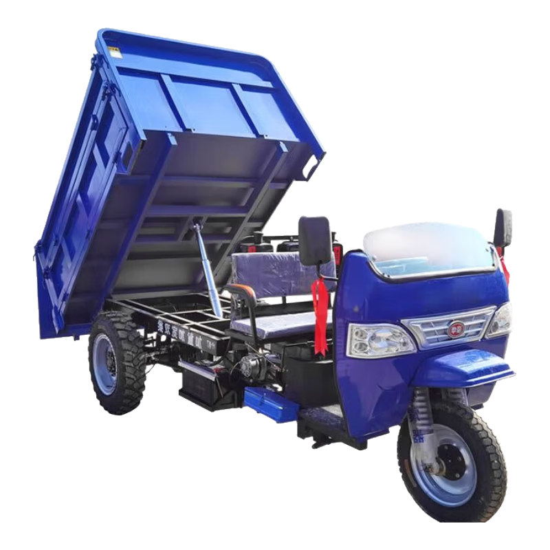五征柴油三輪車 農(nóng)用車工程三輪車時風(fēng)五征三馬子自卸工地養(yǎng)殖載重王 28馬力直角三開門車廂（豪華）