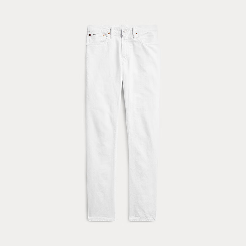 RALPH LAUREN 拉夫劳伦男装 Varick 修身直筒弹力牛仔裤 棉质舒适休闲男士长裤 白色/White 28