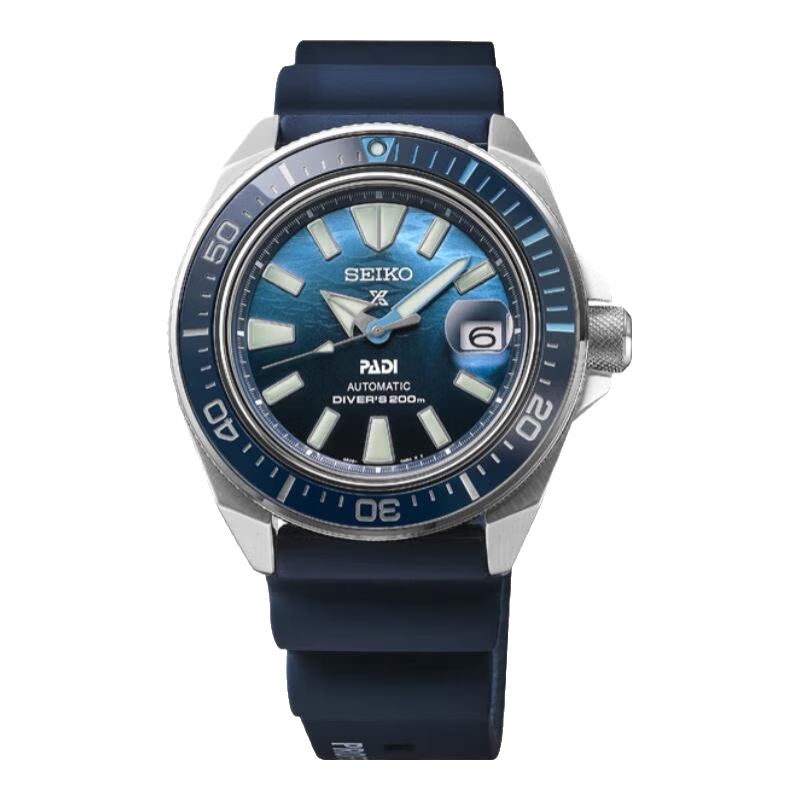 精工手表男款PADI合作款潜水运动防水时尚机械腕表 情侣送礼 圣诞礼物 SRPJ93K1
