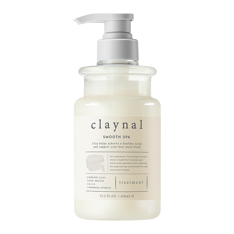蓬派（CLAYNAL）護(hù)發(fā)素氨基酸蠶絲彈力柔順進(jìn)口玫瑰潤發(fā)乳450ml