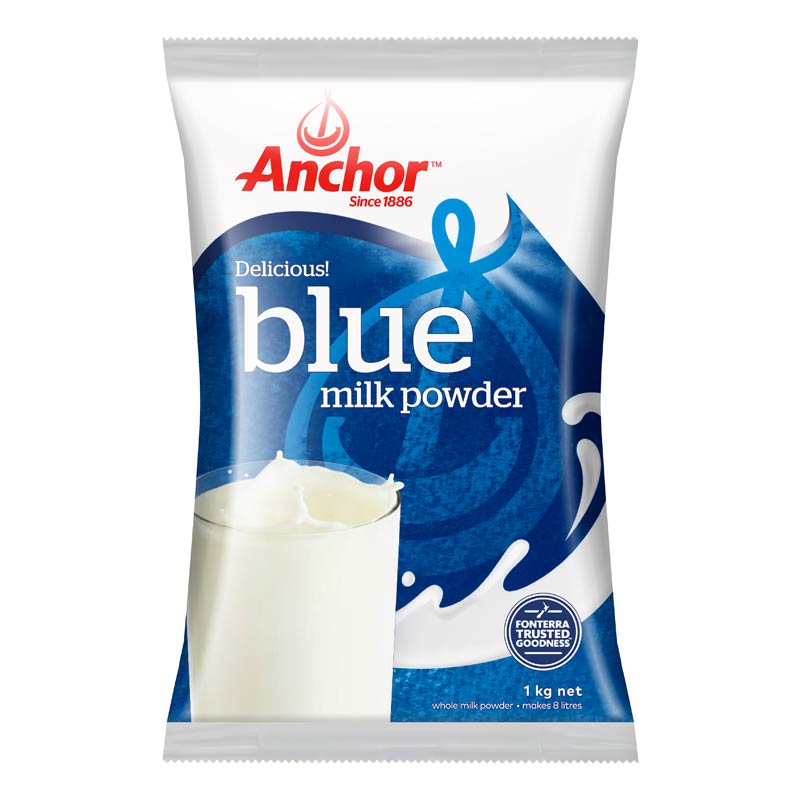 安佳(Anchor) 新西兰原装进口 全脂奶粉 调制乳粉 1KG袋装 成人儿童青少年老年人适用
