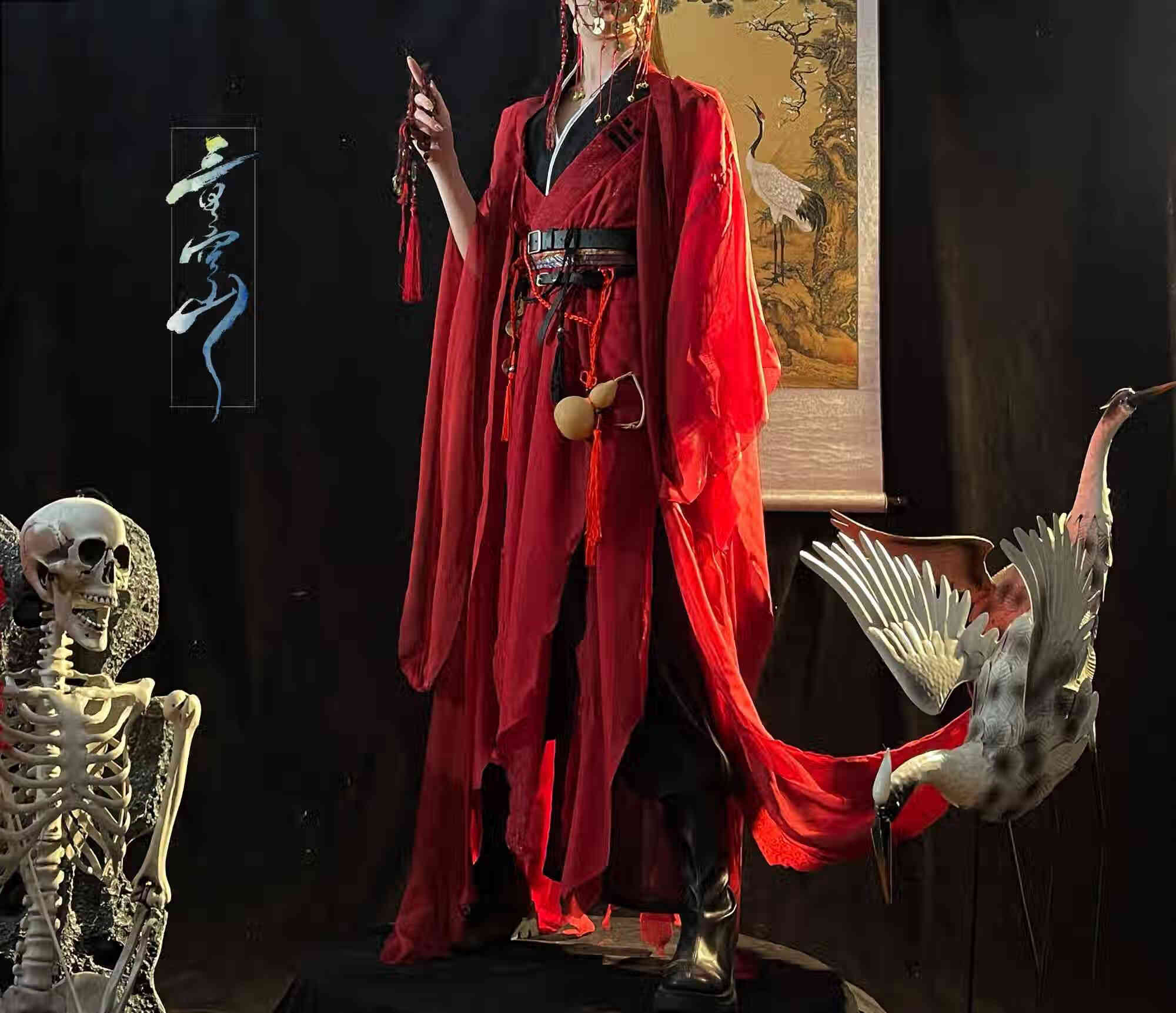 李火旺cos服道诡异仙红古装古风 全款 s