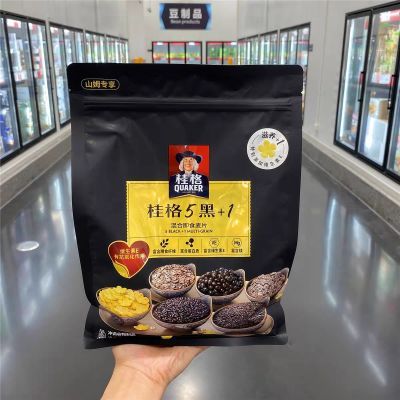 桂格（QUAKER）5黑+1混合即食麦片Sam超市谷物黑麦学生办公健康早餐 桂格5黑+1混 桂格5黑+1混合即食麦片Sam谷物黑
