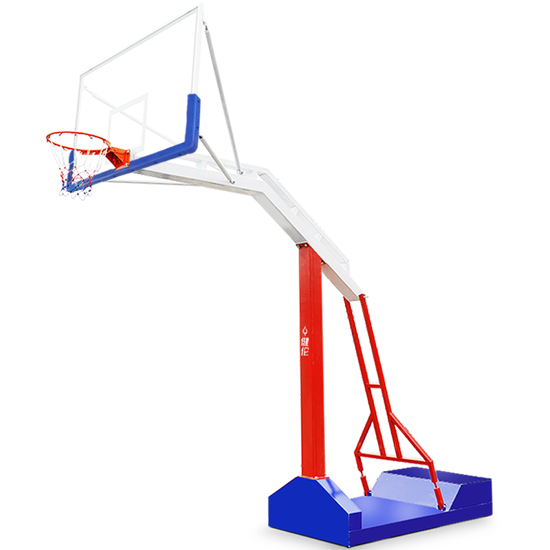 健倫（JEEANLEAN）【送貨上門】籃球架戶外標準籃球框架室外家用成人移動藍球架子 三色凹箱籃球架(包安裝不含配重)