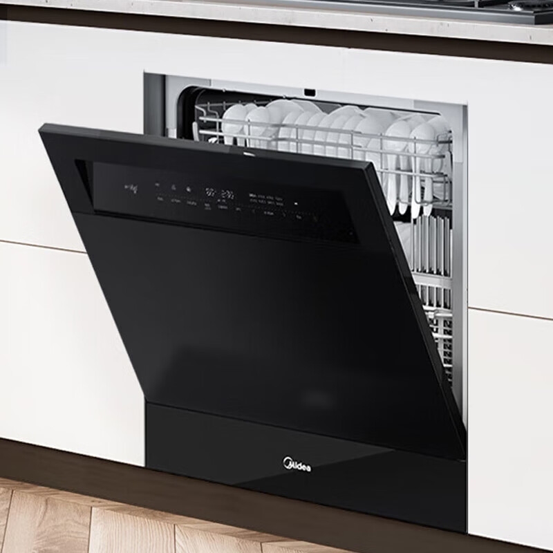 美的（Midea）洗碗机全自动家用热风烘干智能洗碗消毒自动感应除烘存一体 13套V9热烘单消毒