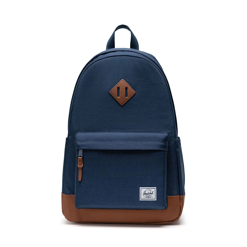 Herschel赫行Heritage男女通用校園風(fēng)書包簡約通勤雙肩包11383 03548-海軍藍(lán)/黑色 24L