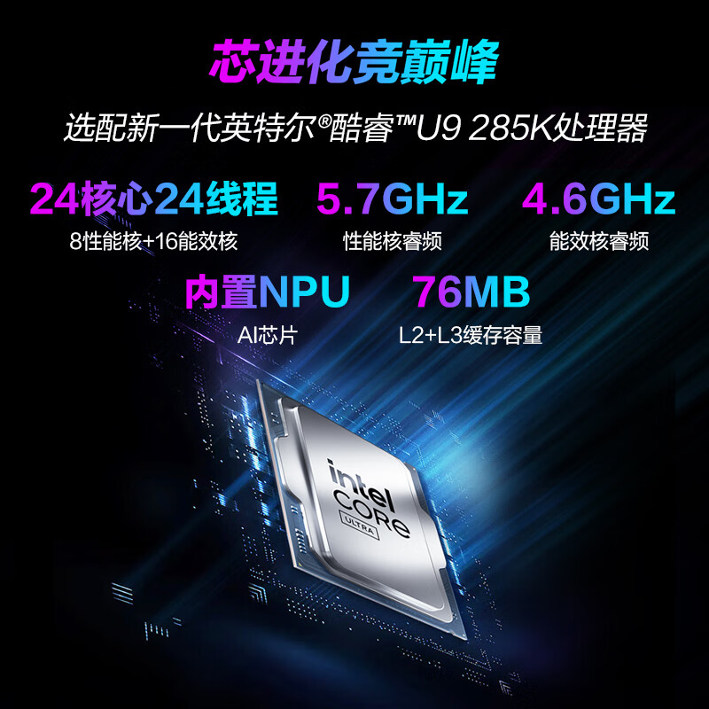ROG魔霸9X 国家补贴 台式机游戏主机游戏电竞(U9-285K RTX5080 16GB显卡 32G DDR5 2TB SSD)