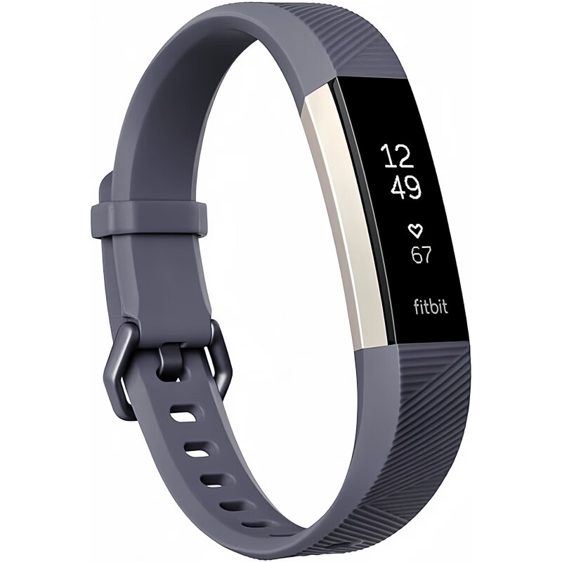 FITBIT Alta HR Charge 2智能手环心率运动计步器健身睡眠来电GPS Alta hr 盒装蓝灰L