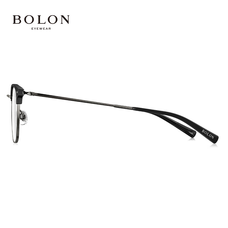 暴龙(BOLON)近视眼镜框 暴龙时尚商务通勤眉线镜架 近视配镜 BA6001 精选 B10-亮黑色 此项仅单框-镜框支持试戴