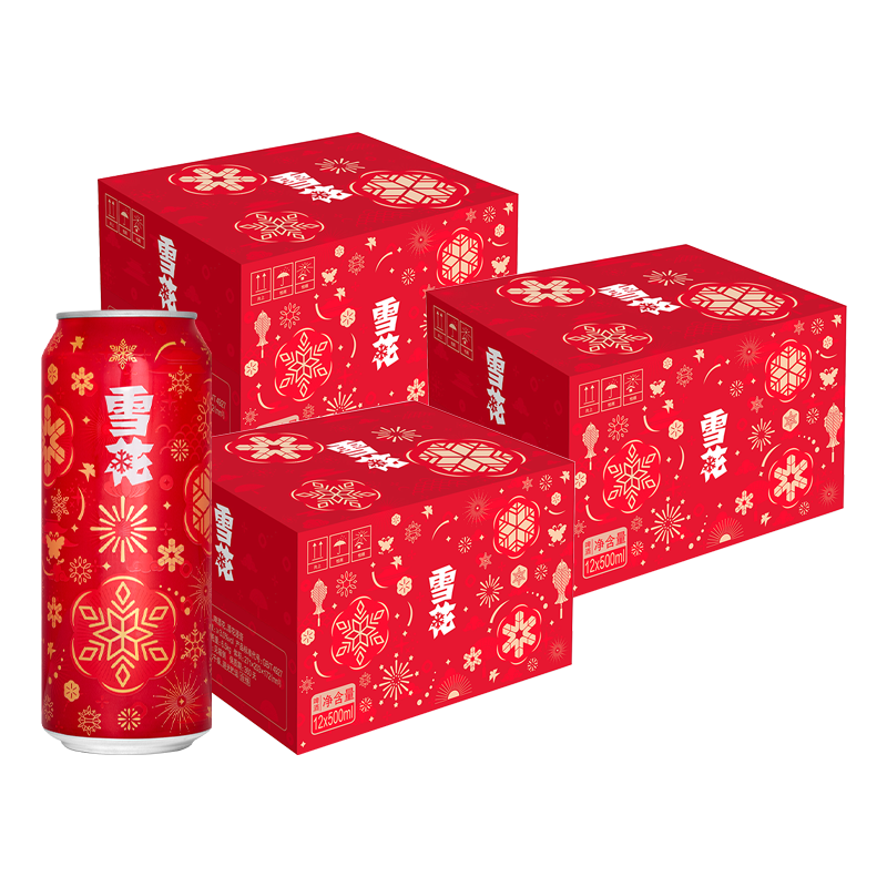 ���ڲ�����ѩ��ơ�ƣ�Snowbeer�������� 500ml*12��*3�� ϲ����� �������� 109Ԫ